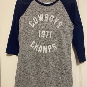 Dallas Cowboys quarter link sleeve shirt